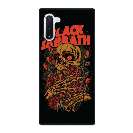 BLACK SABBATH SKULL ROSE LOGO Samsung Galaxy Note 10 Case Cover