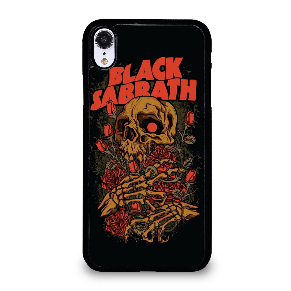 BLACK SABBATH SKULL ROSE LOGO iPhone XR Case Cover