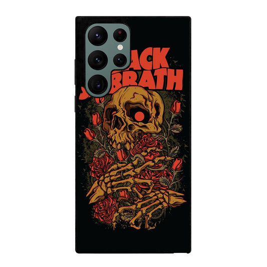 BLACK SABBATH SKULL ROSE LOGO Samsung Galaxy S22 Ultra Case Cover