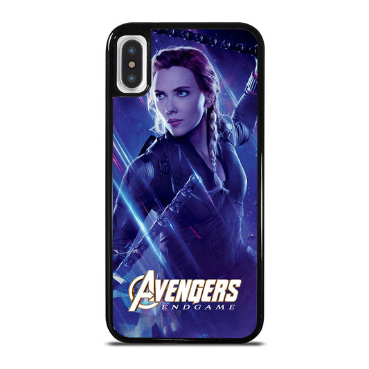 BLACK WIDOW AVENGERS ENDGAME iPhone X / XS Case Cover