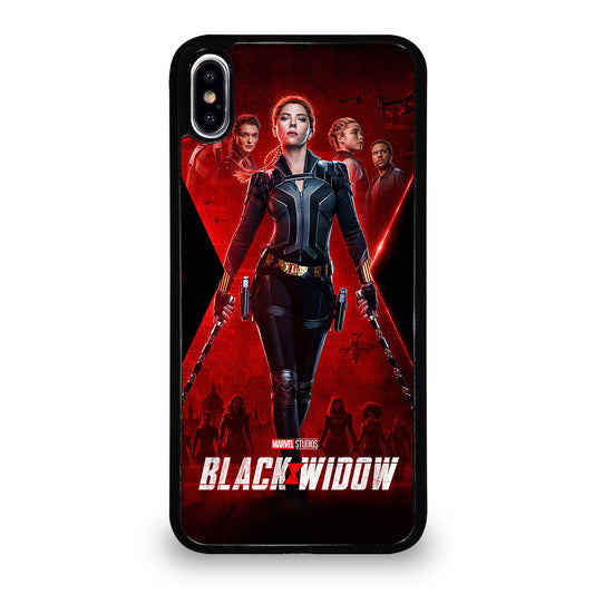 BLACK WIDOW SUPERHERO MARVEL 1 iPhone XS Max Case Cover