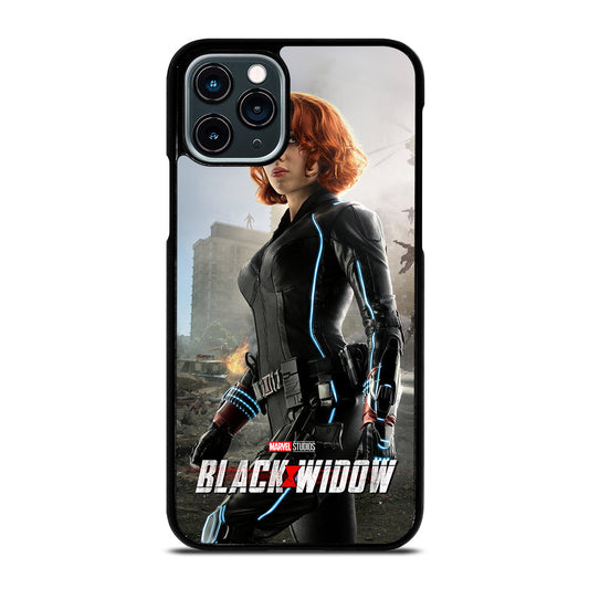 BLACK WIDOW SUPERHERO MARVEL 3 iPhone 11 Pro Case Cover