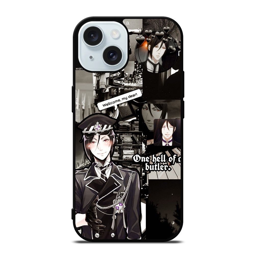 BLACK BUTLER ANIME COLLAGE iPhone 15 Case Cover