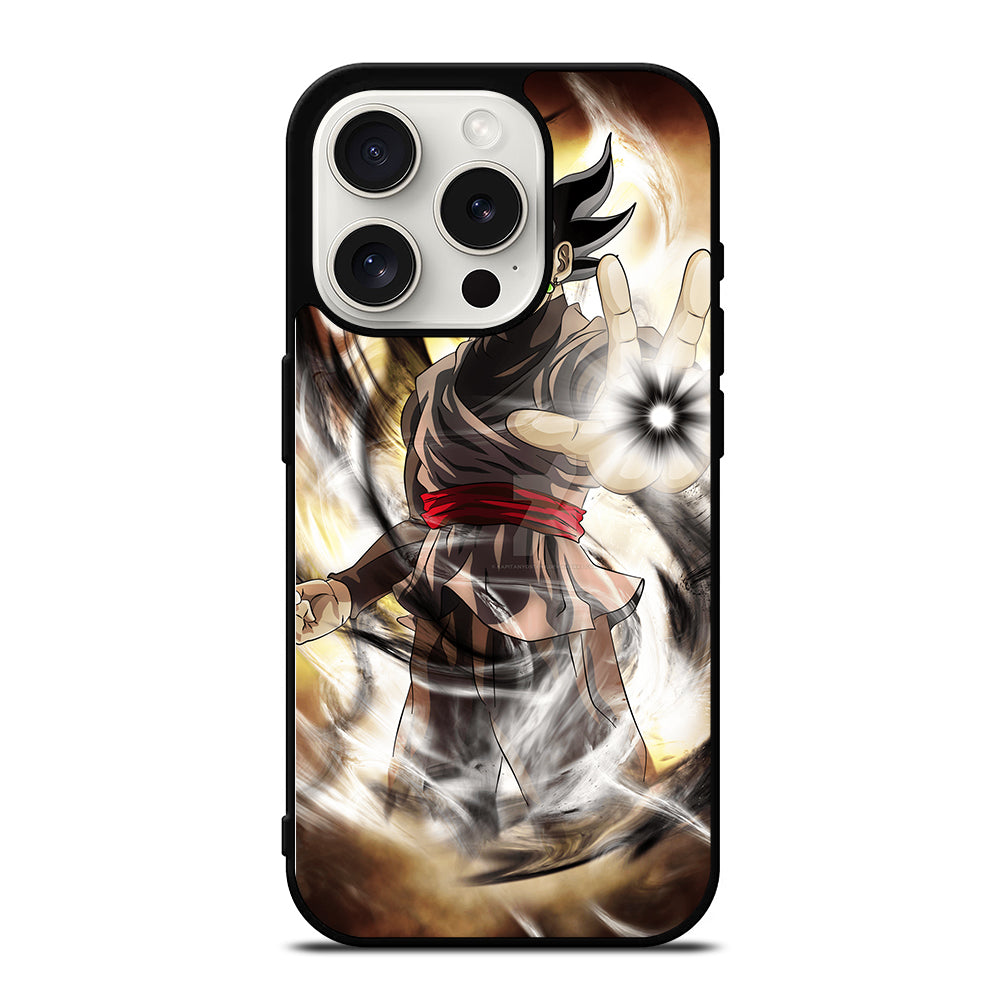 BLACK GOKU DRAGON BALL ANIME 1 iPhone 15 Pro Case Cover