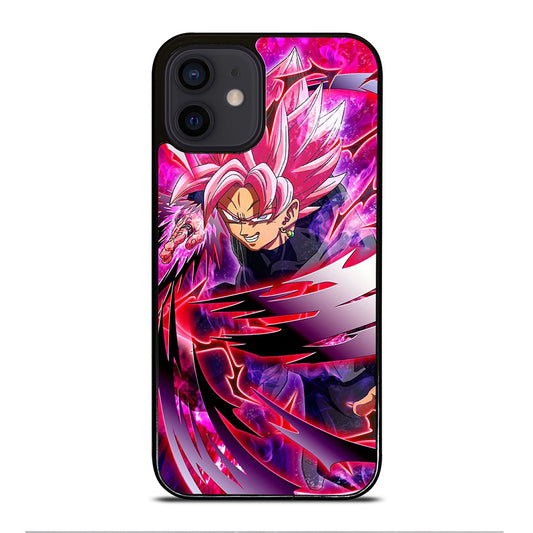 BLACK GOKU DRAGON BALL ANIME 2 iPhone 12 Mini Case Cover
