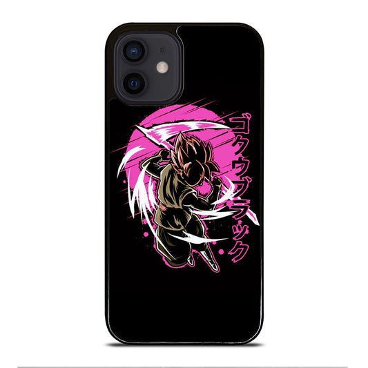 BLACK GOKU DRAGON BALL ANIME 3 iPhone 12 Mini Case Cover