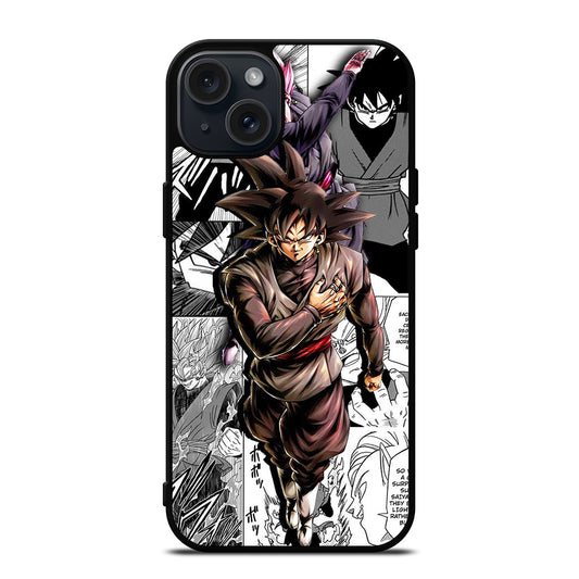 BLACK GOKU DRAGON BALL SUPER iPhone 15 Plus Case Cover