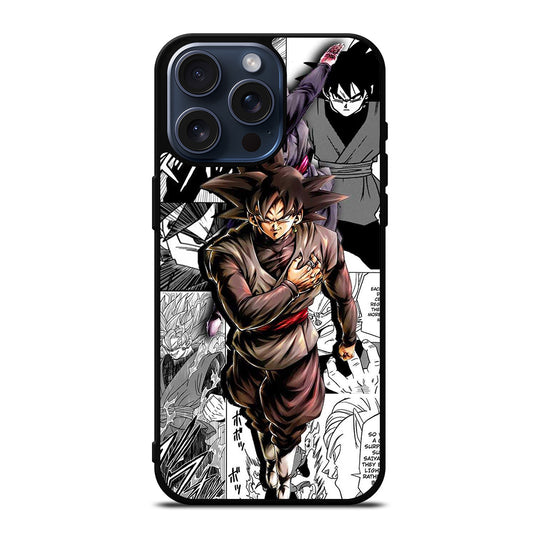 BLACK GOKU DRAGON BALL SUPER iPhone 15 Pro Max Case Cover