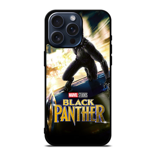 BLACK PANTHER SUPERHERO 2 iPhone 15 Pro Max Case Cover