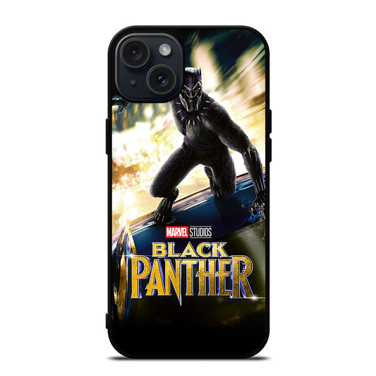 BLACK PANTHER SUPERHERO 2 iPhone 15 Plus Case Cover