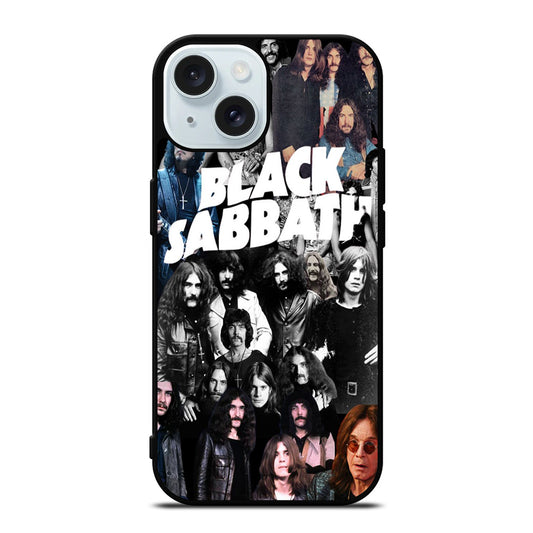 BLACK SABBATH COLLAGE iPhone 15 Case Cover