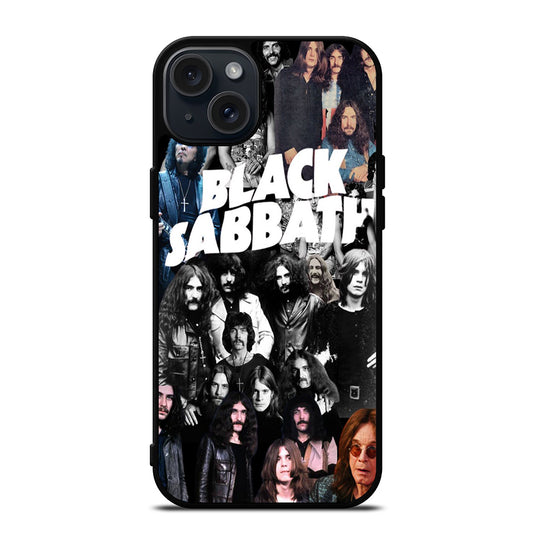 BLACK SABBATH COLLAGE iPhone 15 Plus Case Cover