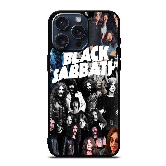 BLACK SABBATH COLLAGE iPhone 15 Pro Max Case Cover