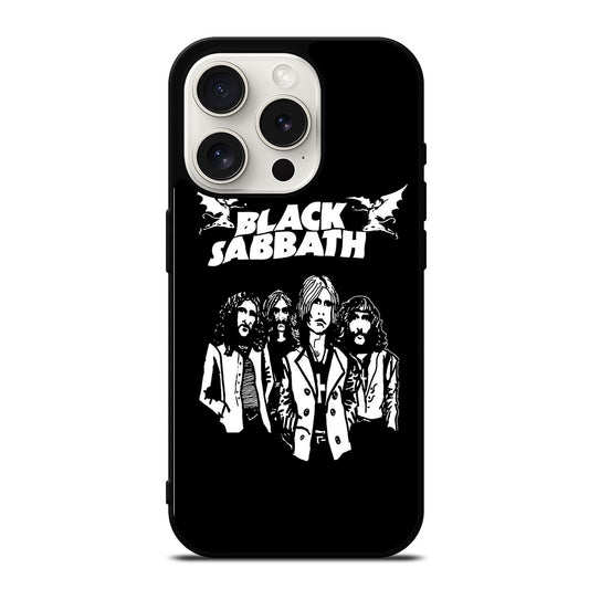 BLACK SABBATH ROCK BAND iPhone 15 Pro Case Cover