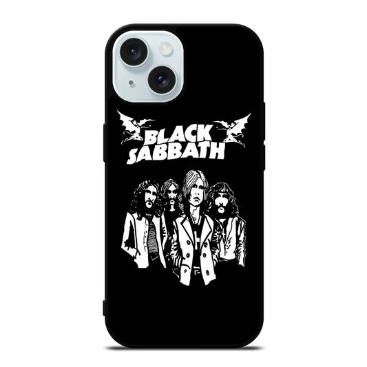 BLACK SABBATH ROCK BAND iPhone 15 Case Cover