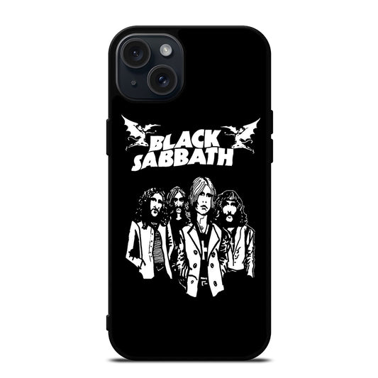 BLACK SABBATH ROCK BAND iPhone 15 Plus Case Cover