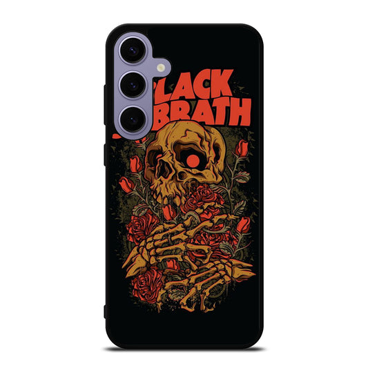 BLACK SABBATH SKULL ROSE LOGO Samsung Galaxy S24 Plus Case Cover