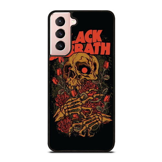BLACK SABBATH SKULL ROSE LOGO Samsung Galaxy S21 Case Cover