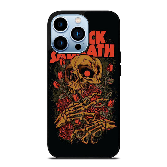 BLACK SABBATH SKULL ROSE LOGO iPhone 13 Pro Max Case Cover