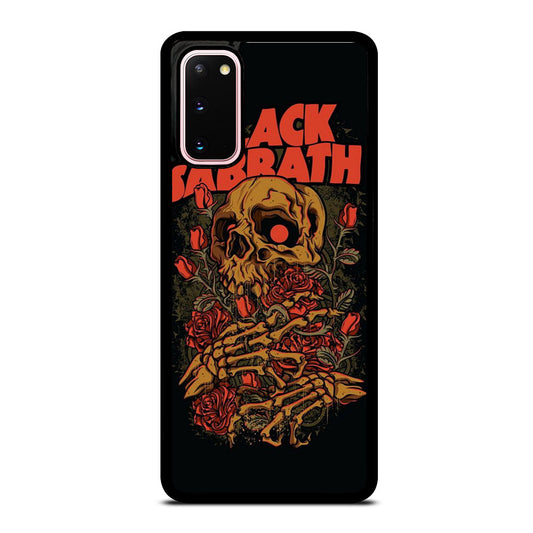 BLACK SABBATH SKULL ROSE LOGO Samsung Galaxy S20 Case Cover