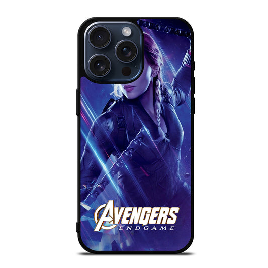 BLACK WIDOW AVENGERS ENDGAME iPhone 15 Pro Max Case Cover