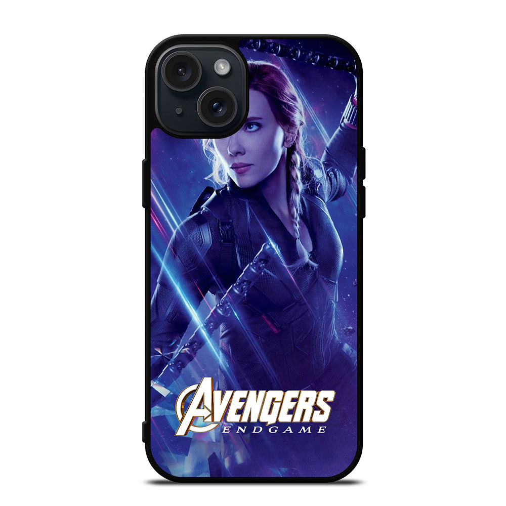 BLACK WIDOW AVENGERS ENDGAME iPhone 15 Plus Case Cover