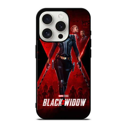 BLACK WIDOW SUPERHERO MARVEL 1 iPhone 15 Pro Case Cover