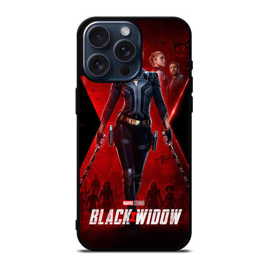 BLACK WIDOW SUPERHERO MARVEL 1 iPhone 15 Pro Max Case Cover