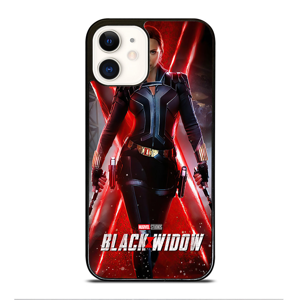 BLACK WIDOW SUPERHERO MARVEL 2 iPhone 12 Case Cover