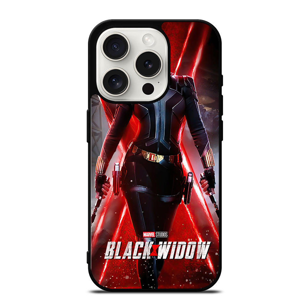 BLACK WIDOW SUPERHERO MARVEL 2 iPhone 15 Pro Case Cover