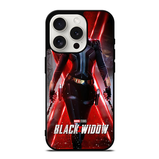 BLACK WIDOW SUPERHERO MARVEL 2 iPhone 15 Pro Case Cover