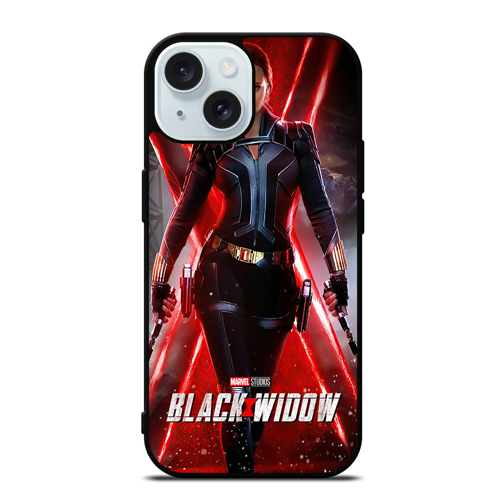 BLACK WIDOW SUPERHERO MARVEL 2 iPhone 15 Case Cover