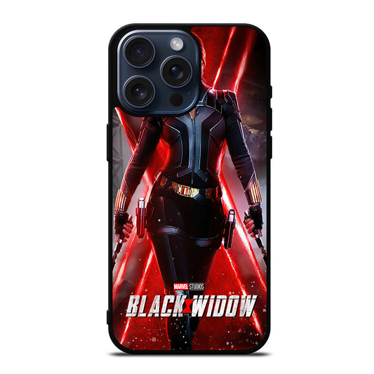 BLACK WIDOW SUPERHERO MARVEL 2 iPhone 15 Pro Max Case Cover