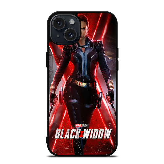 BLACK WIDOW SUPERHERO MARVEL 2 iPhone 15 Plus Case Cover