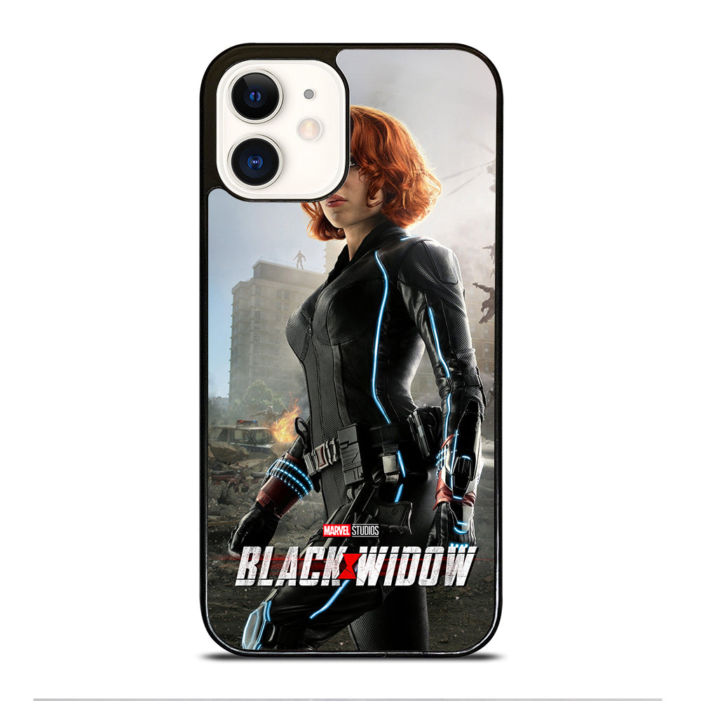 BLACK WIDOW SUPERHERO MARVEL 3 iPhone 12 Case Cover