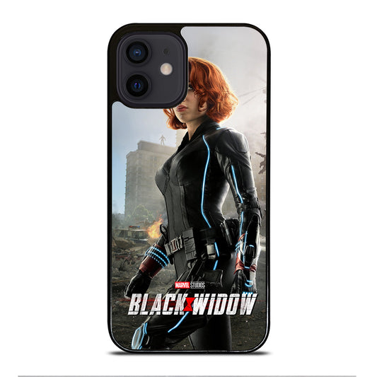 BLACK WIDOW SUPERHERO MARVEL 3 iPhone 12 Mini Case Cover