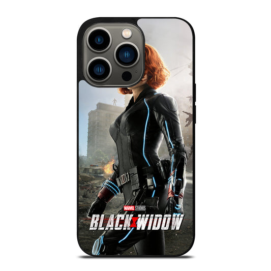BLACK WIDOW SUPERHERO MARVEL 3 iPhone 13 Pro Case Cover