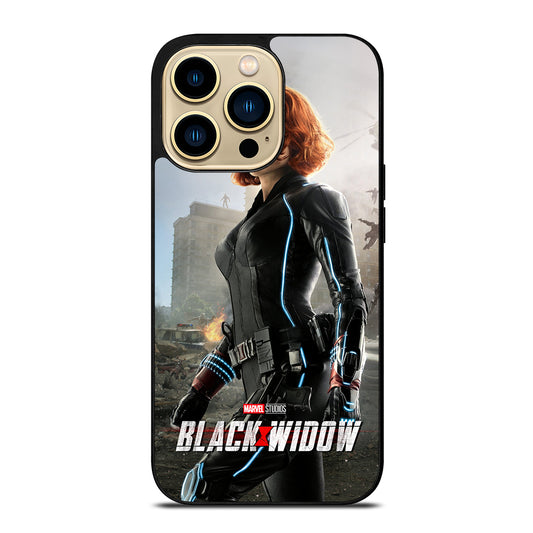 BLACK WIDOW SUPERHERO MARVEL 3 iPhone 14 Pro Max Case Cover