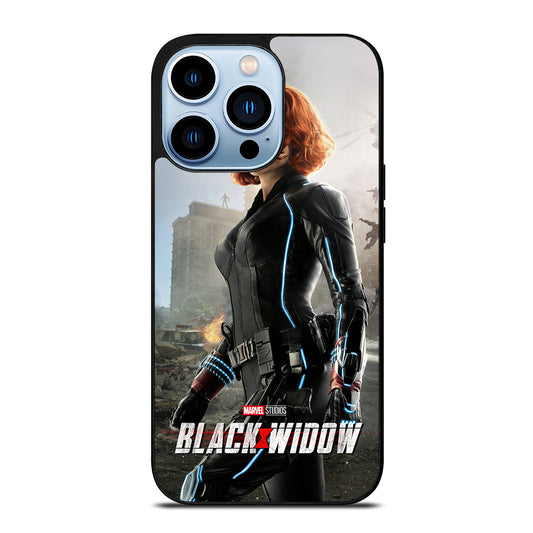 BLACK WIDOW SUPERHERO MARVEL 3 iPhone 13 Pro Max Case Cover