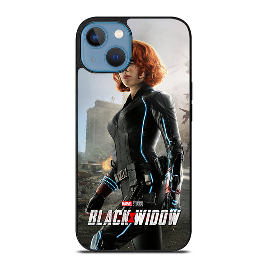 BLACK WIDOW SUPERHERO MARVEL 3 iPhone 13 Case Cover