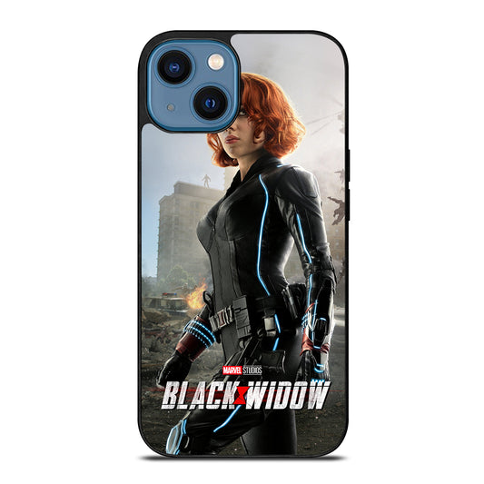 BLACK WIDOW SUPERHERO MARVEL 3 iPhone 14 Case Cover