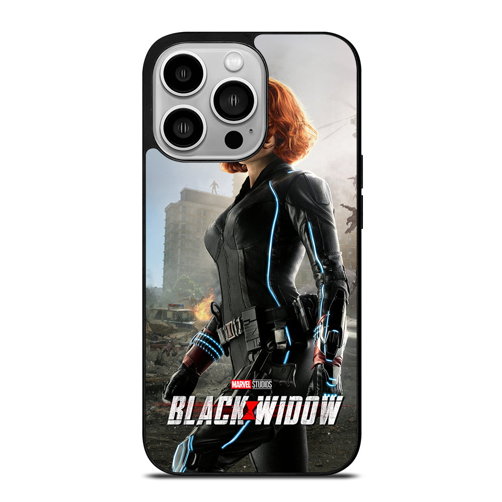 BLACK WIDOW SUPERHERO MARVEL 3 iPhone 14 Pro Case Cover