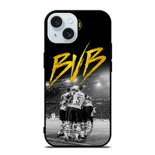 BORUSSIA DORTMUND FC LOGO 3 iPhone 15 Case Cover