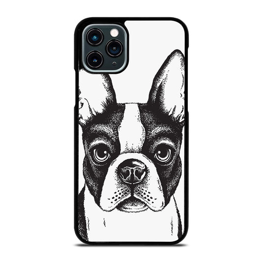 BOSTON TERRIER DOG ART iPhone 11 Pro Case Cover