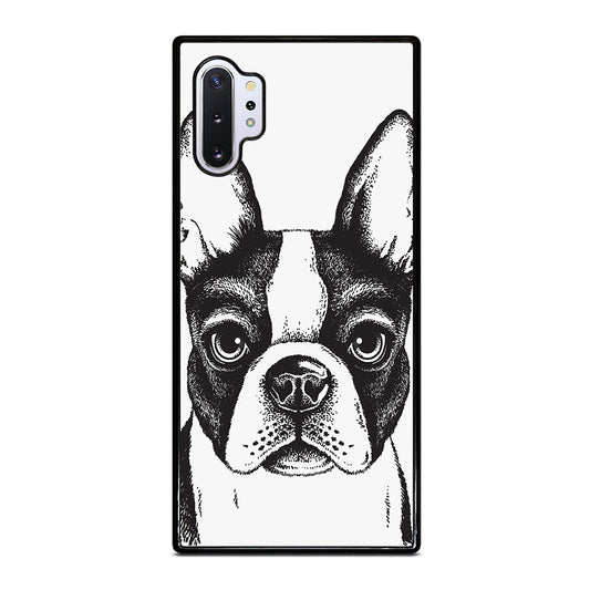 BOSTON TERRIER DOG ART Samsung Galaxy Note 10 Plus Case Cover
