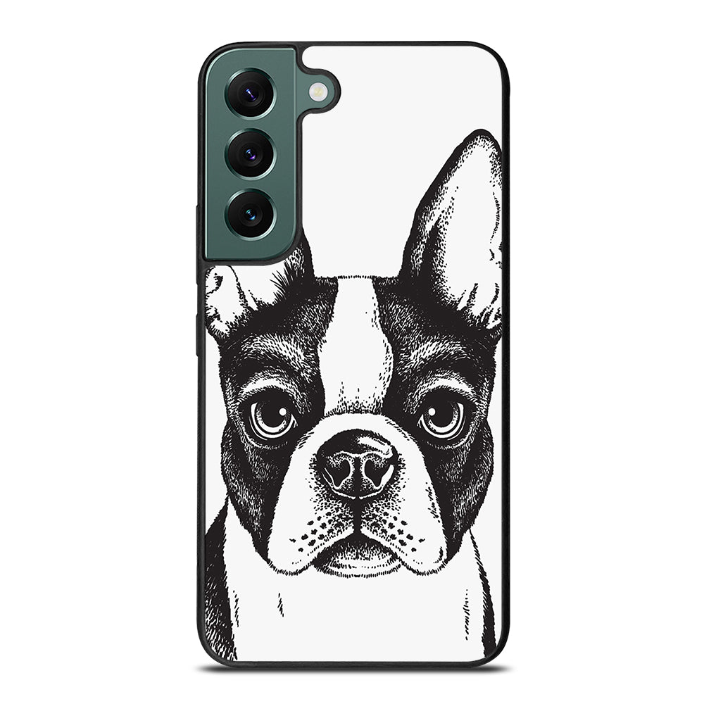 BOSTON TERRIER DOG ART Samsung Galaxy S22 Case Cover