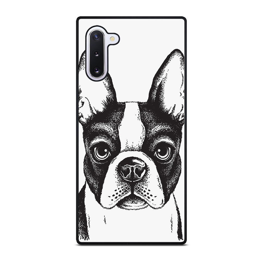 BOSTON TERRIER DOG ART Samsung Galaxy Note 10 Case Cover