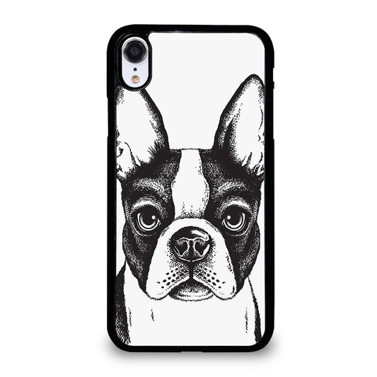 BOSTON TERRIER DOG ART iPhone XR Case Cover