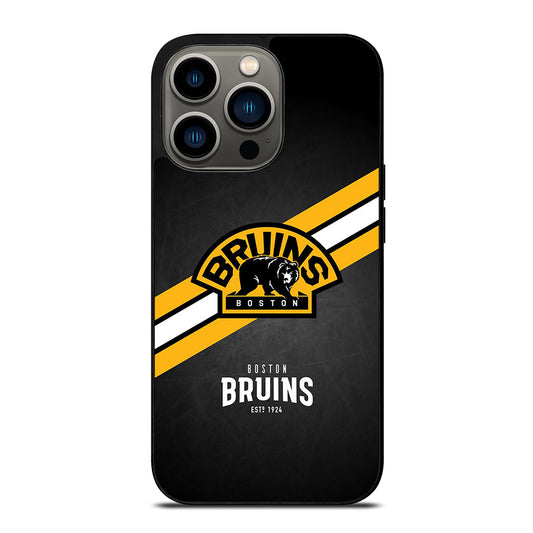 BOSTON BRUINS NHL LOGO 1 iPhone 13 Pro Case Cover