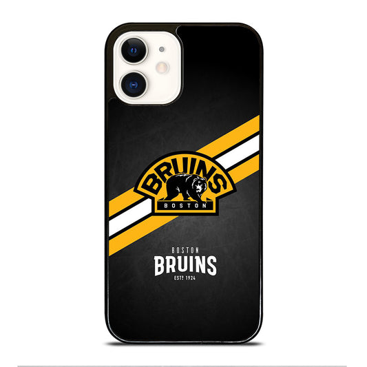 BOSTON BRUINS NHL LOGO 1 iPhone 12 Case Cover